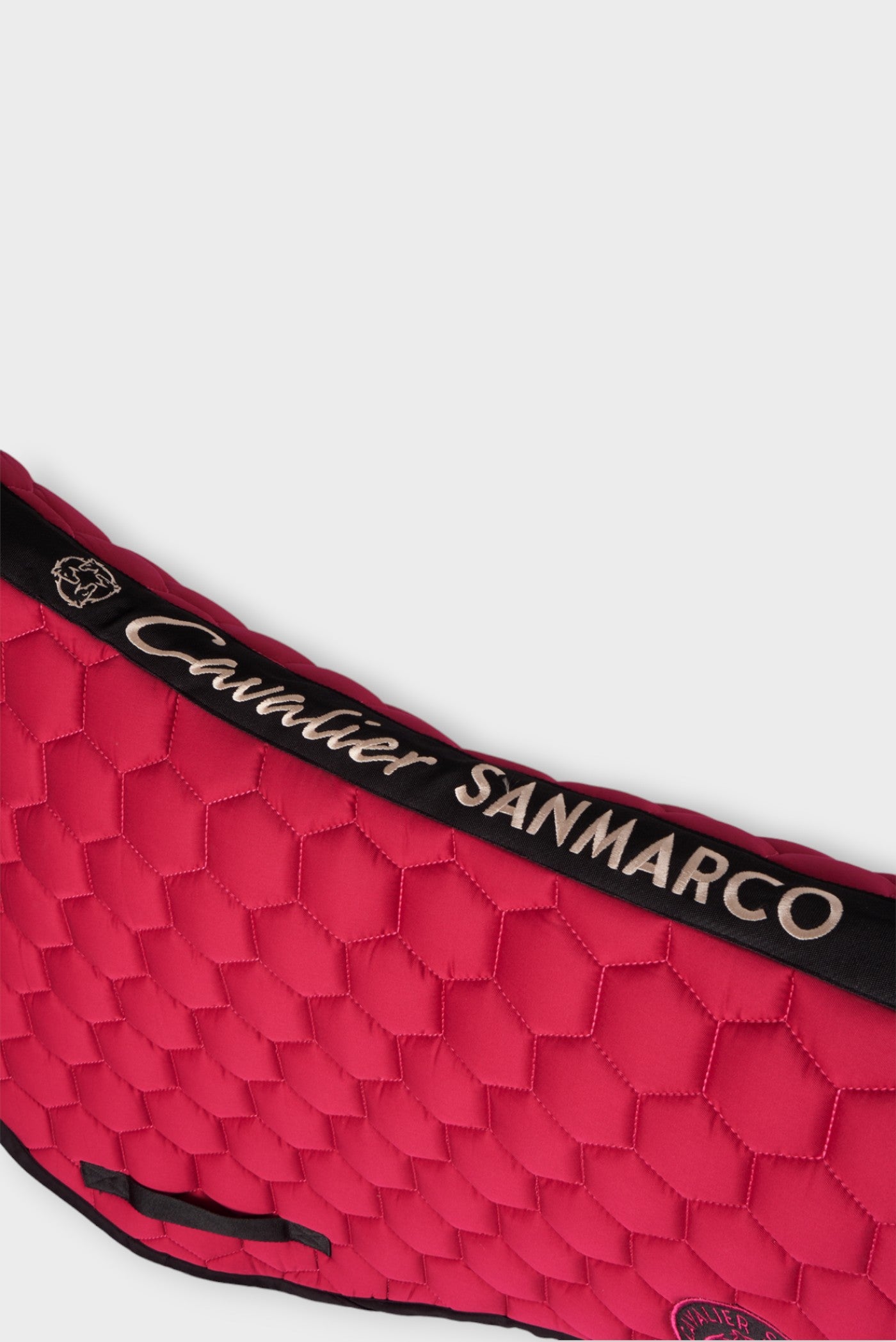PARIS-P PONY SADDLE PAD HONEYCOMB FUCHSIA SATIN