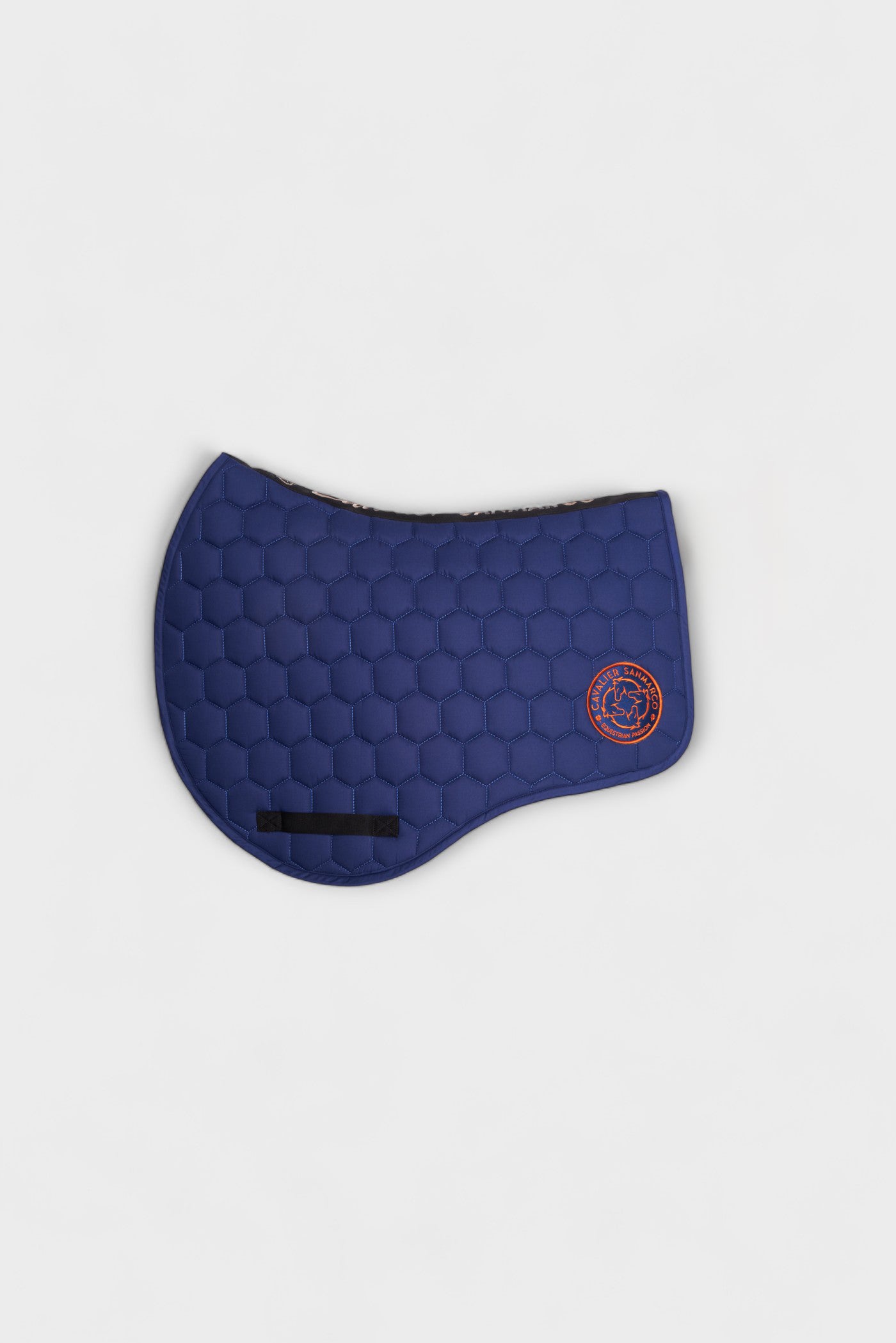 PARIS-P PONY SADDLE PAD HONEYCOMB ELECTRIC BLUE SATIN