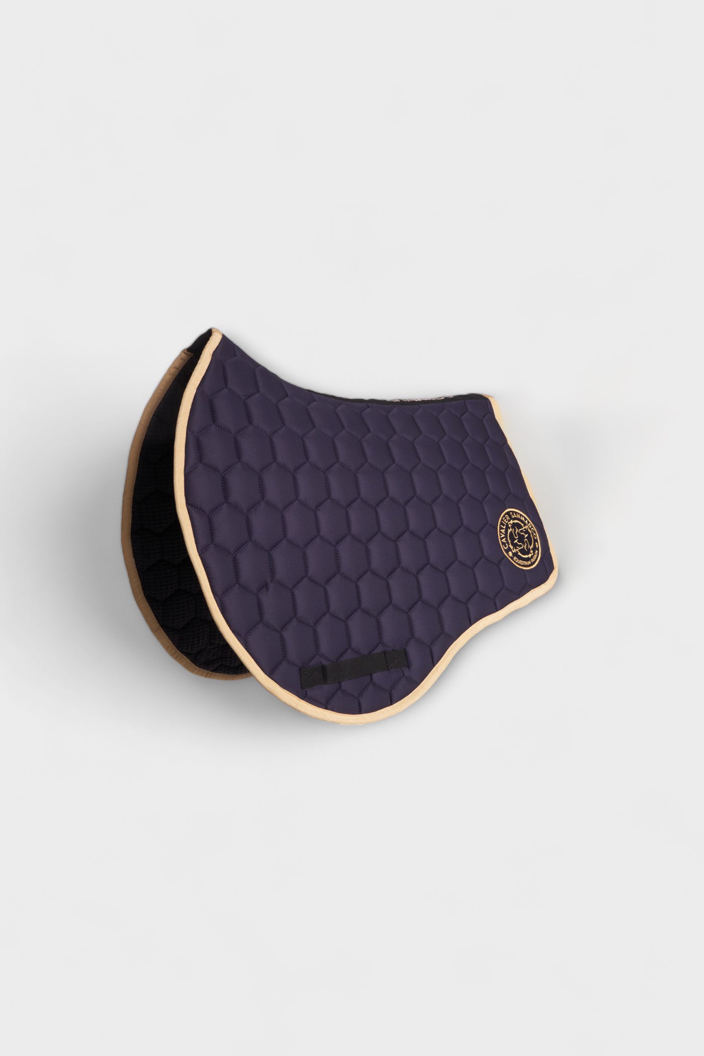 PARIS-P PONY SADDLE PAD HONEYCOMB NAVY SATIN