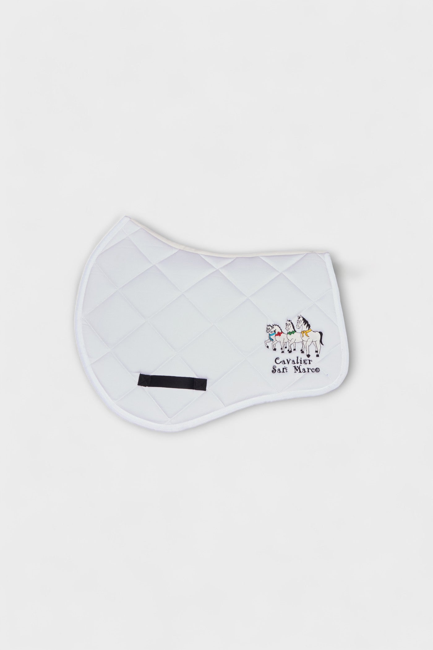LONDON-P PONY SADDLE PAD DIAMOND WHITE TWILL