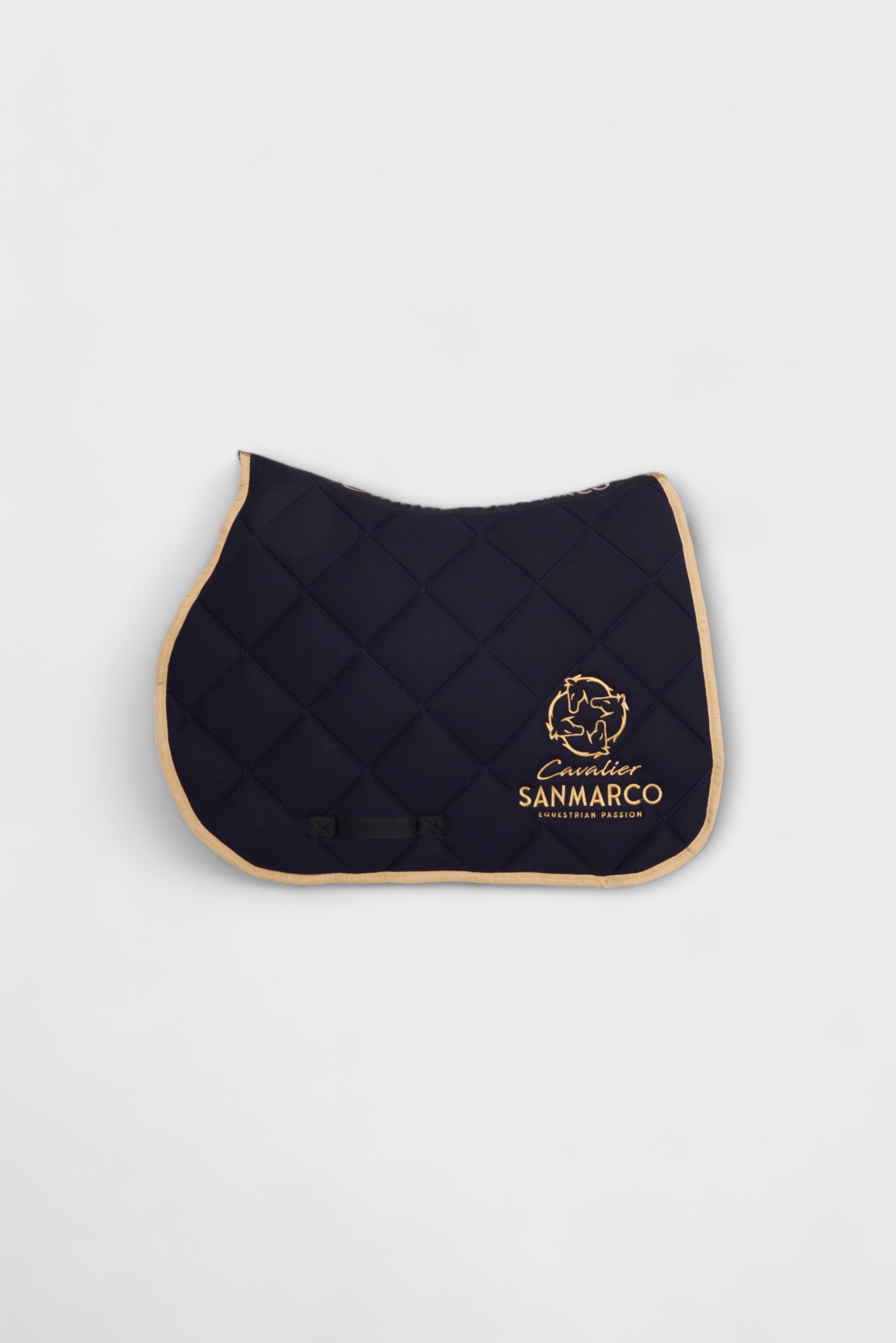 LONDON SADDLE PAD DIAMOND NAVY TWILL
