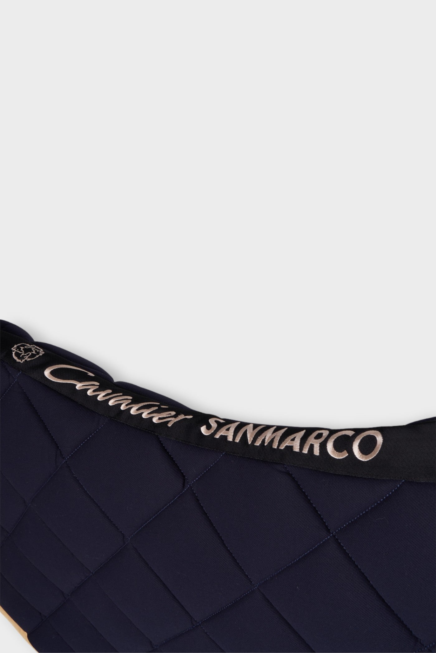 LONDON SADDLE PAD DIAMOND NAVY TWILL