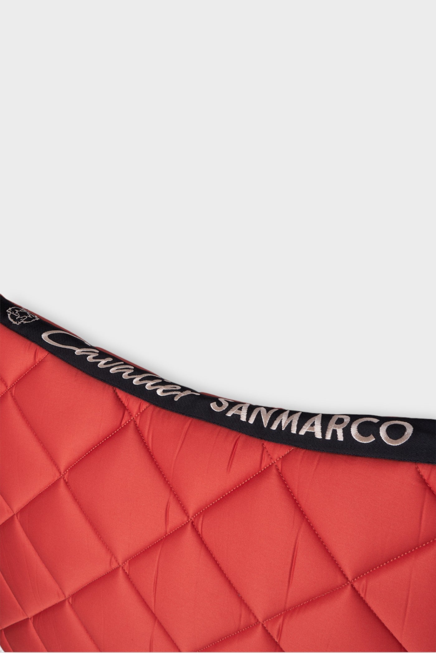 LONDON SADDLE PAD DIAMOND DARK ORANGE TWILL