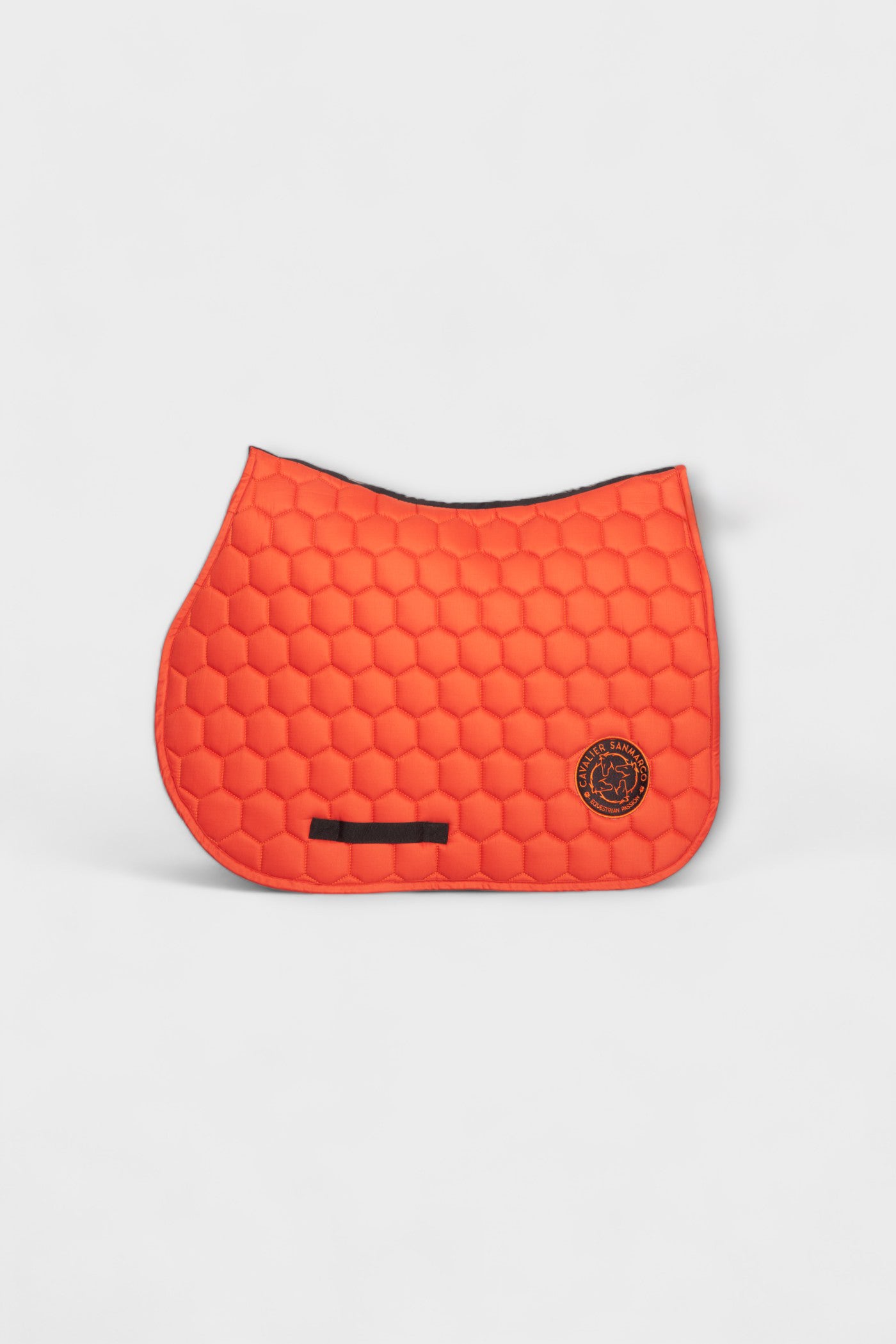 PARIS SADDLE PAD HONEYCOMB ORANGE TWILL