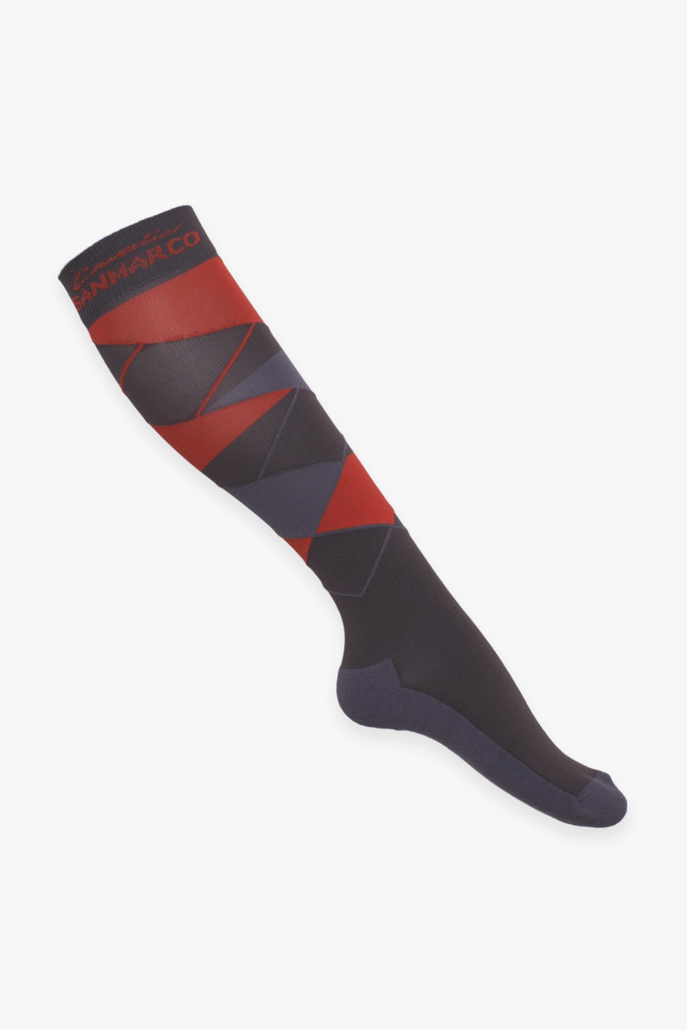 GEO ALL SEASONS RIDING SOCKS GRAY/ORANGE