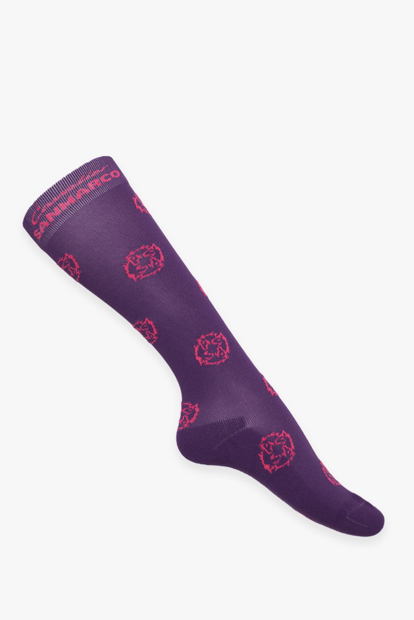 LUCCA KID'S RIDING SOCKS PURPLE