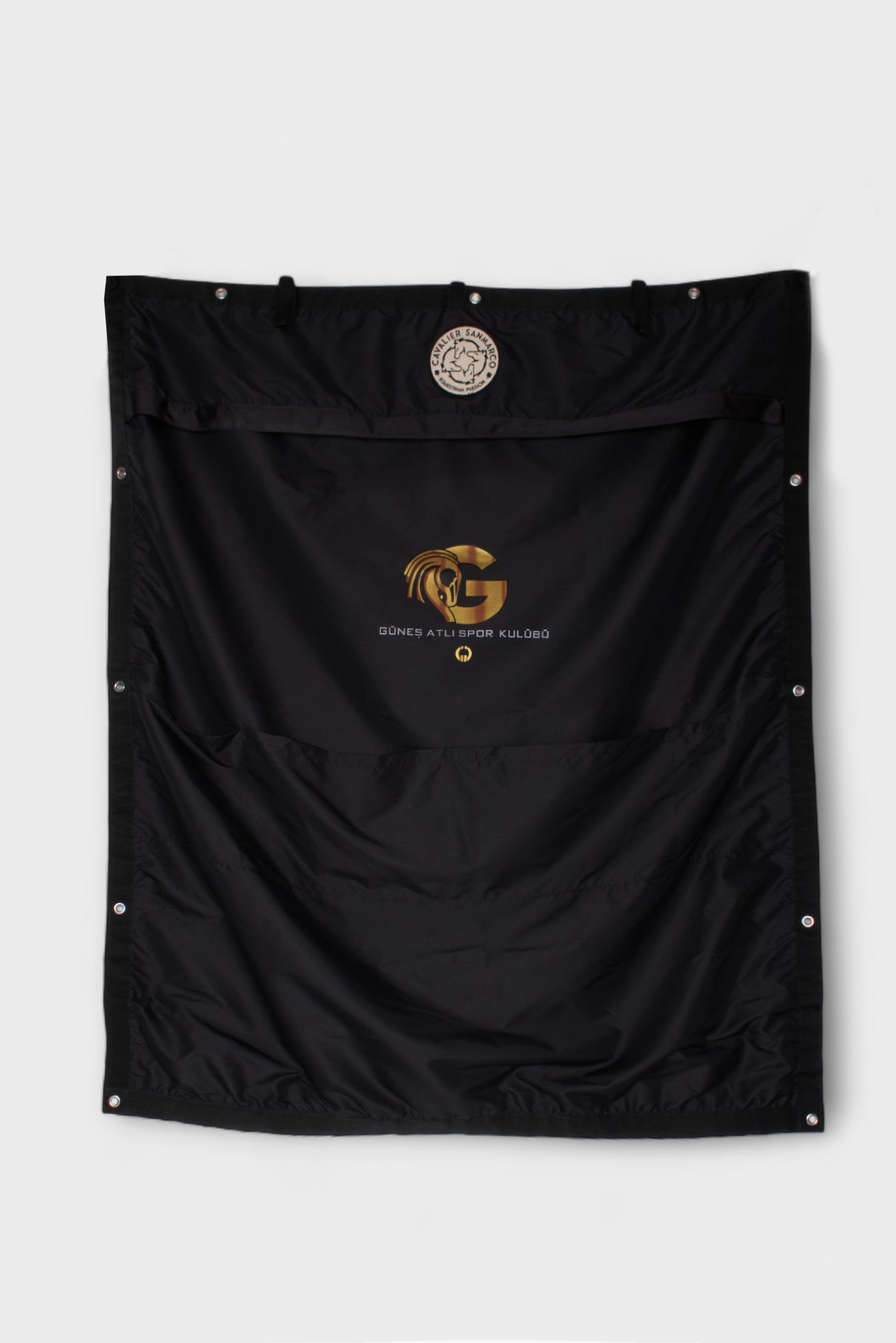 STABLE CURTAINS ACCESSORIES BLACK RAINPROOF SHELL