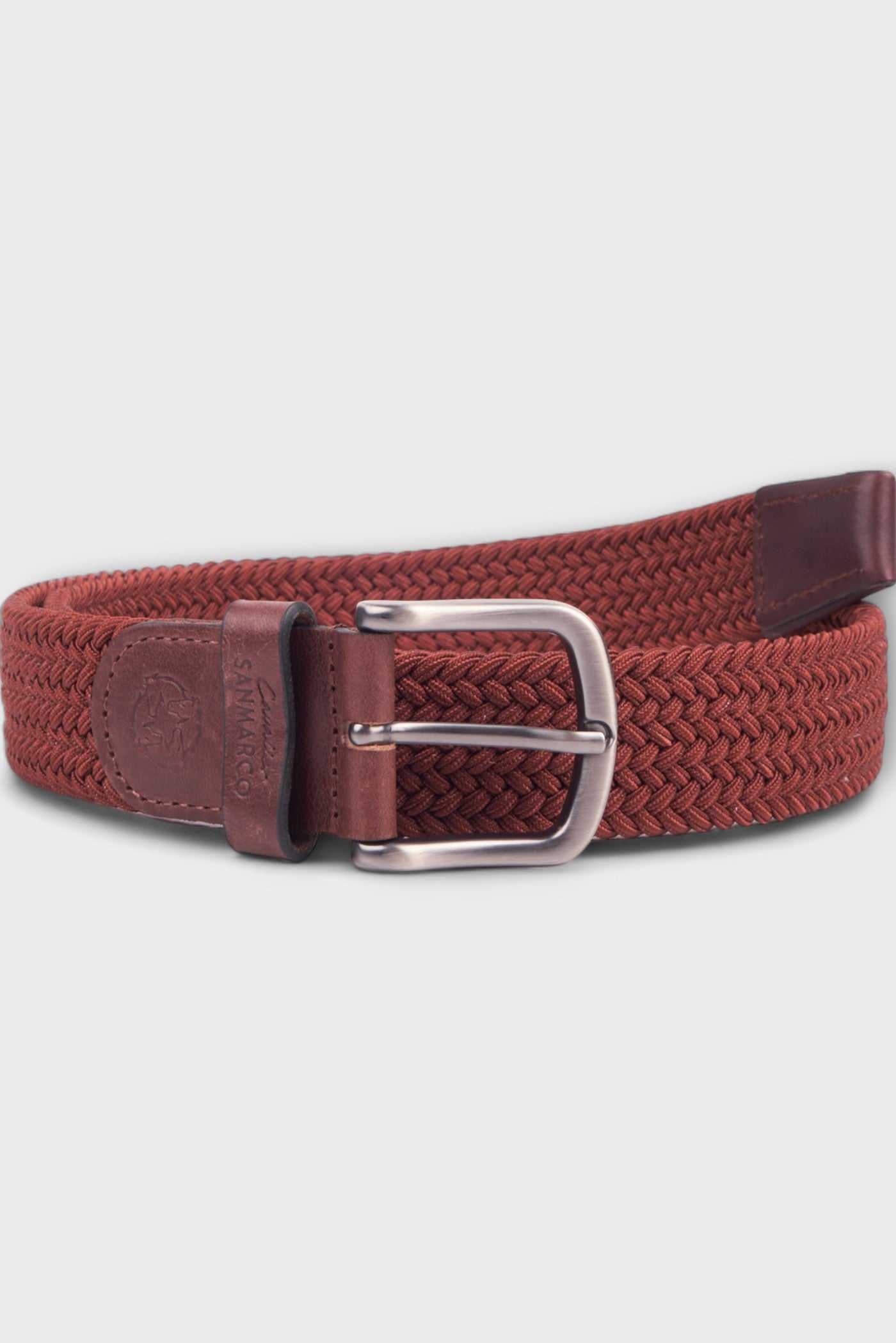 BELTS ACCESSORIES BORDEAUX BRAIDED