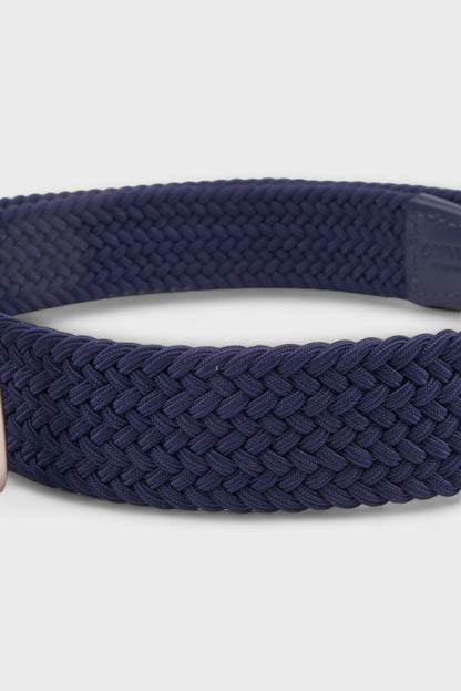 BELTS ACCESSORIES NAVY BRAIDED