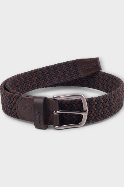 BELTS ACCESSORIES BROWN BRAIDED