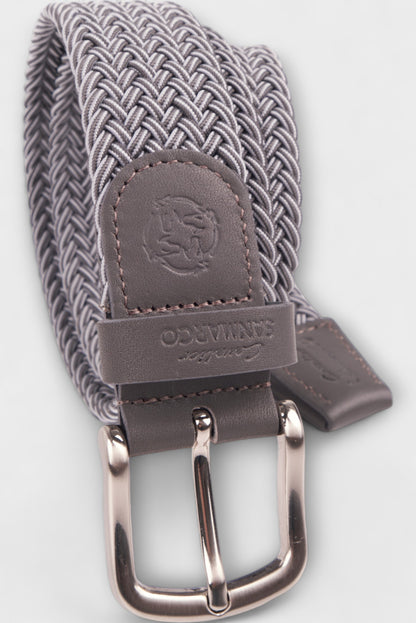 BELTS ACCESSORIES MELANGE GRAY BRAIDED