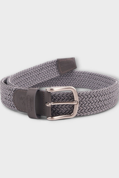 BELTS ACCESSORIES MELANGE GRAY BRAIDED