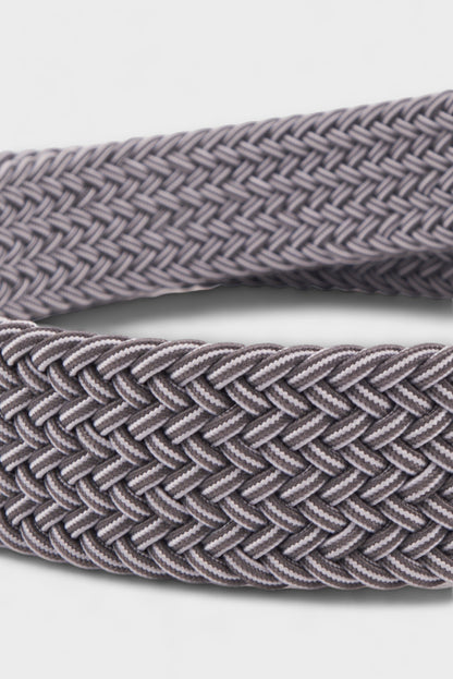 BELTS ACCESSORIES MELANGE GRAY BRAIDED