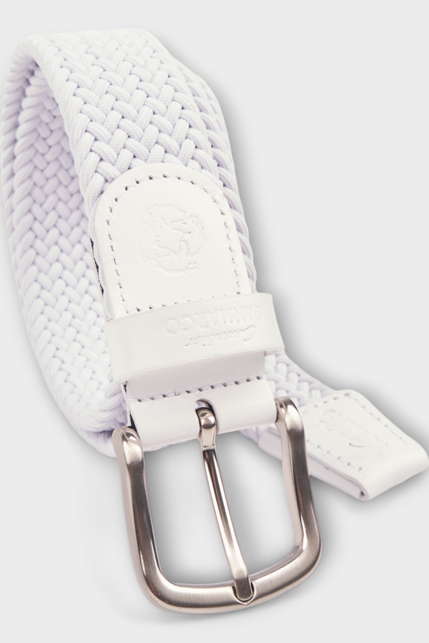 BELTS ACCESSORIES WHITE BRAIDED