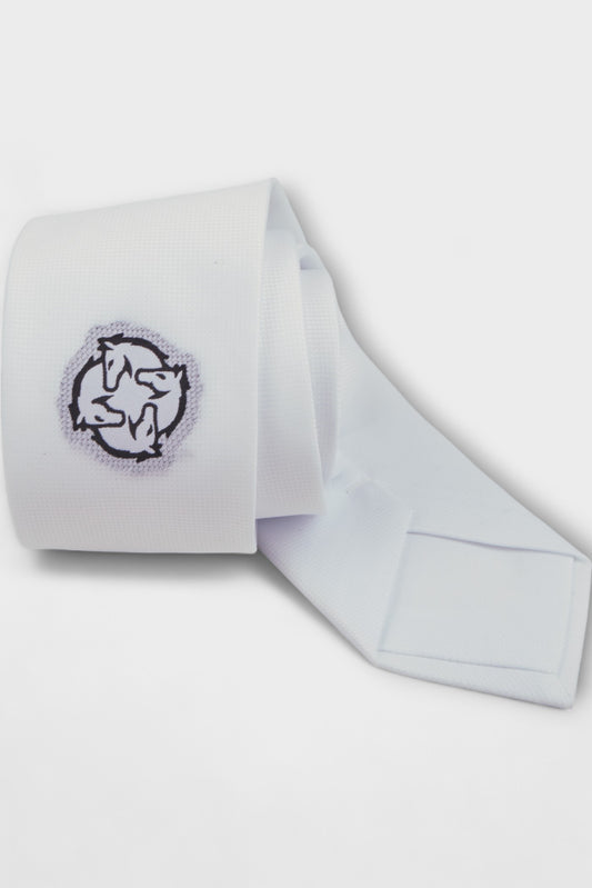 COMPETITON TIES ACCESSORIES WHITE POLYESTER