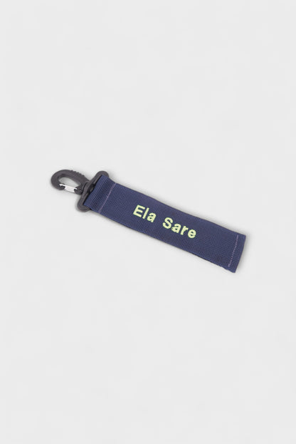 NAME TAGS ACCESSORIES DARK GRAY GROS-GRAIN