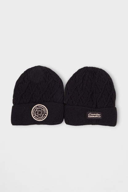 BEANIES ACCESSORIES BLACK ACRYLIC