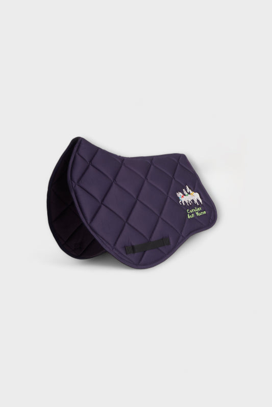 LONDON-P PONY SADDLE PAD DIAMOND NAVY SATIN