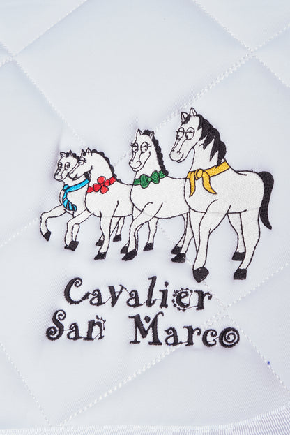 LONDON-P PONY SADDLE PAD DIAMOND WHITE TWILL