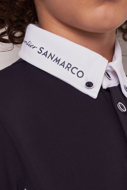 COMPETITION POLO S/S RIDER NAVY PIQUET