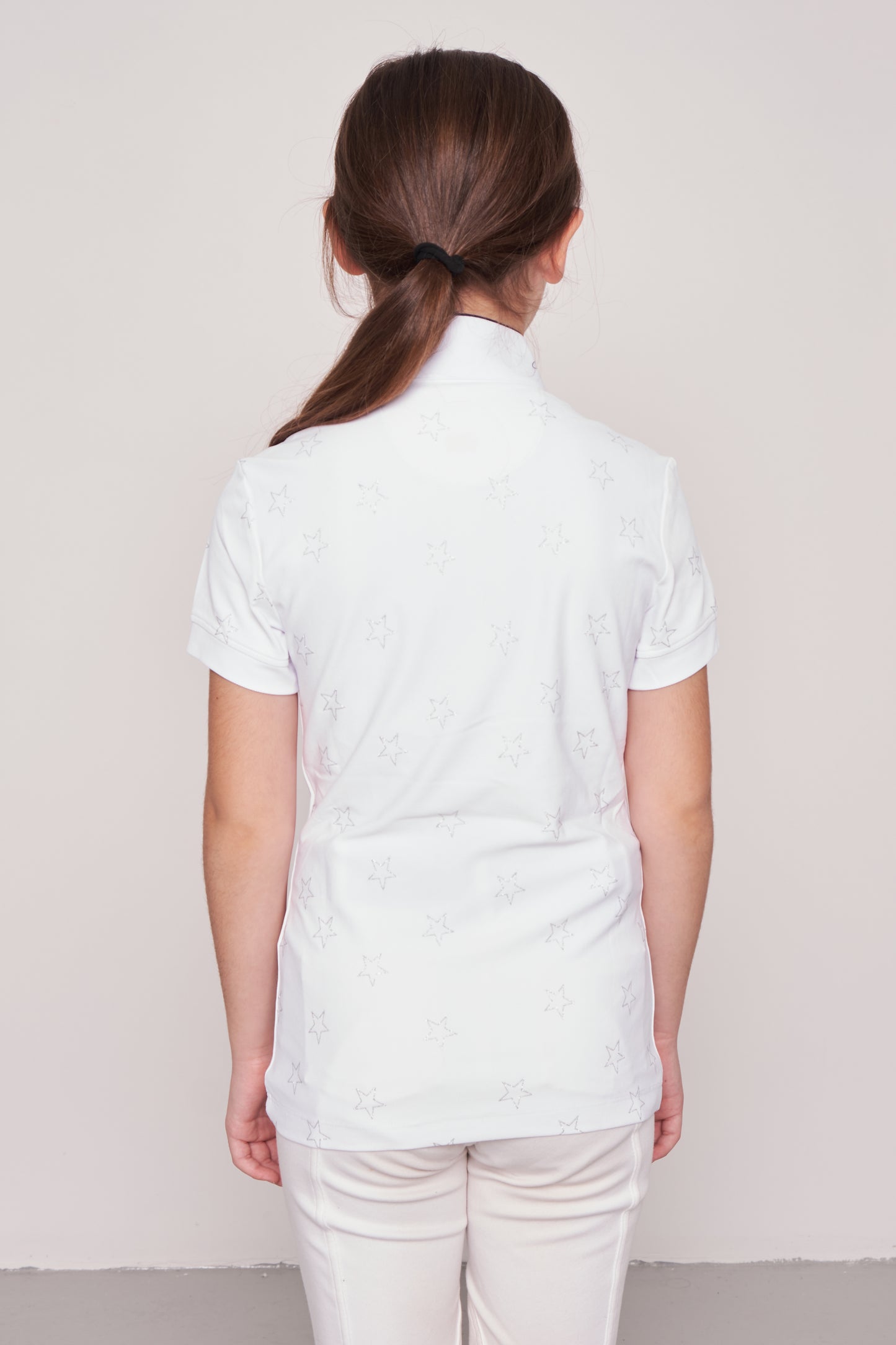 COMPETITION POLO S/S RIDER WHITE STARS PIQUET