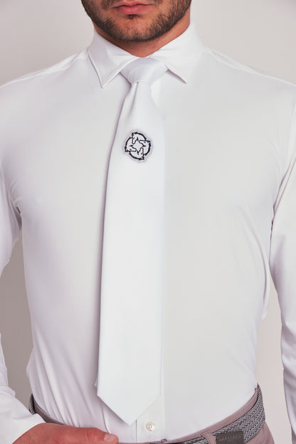COMPETITION SHIRTS L/S RIDER WHITE SUPREME