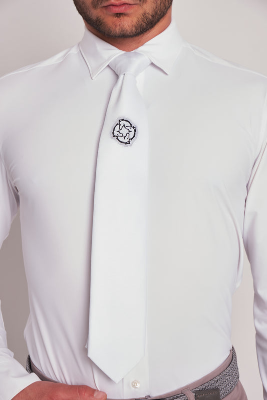 COMPETITION SHIRTS L/S RIDER WHITE SUPREME