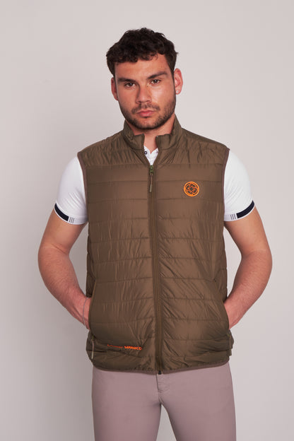 PUFFER VESTS RIDER GREEN NYLON