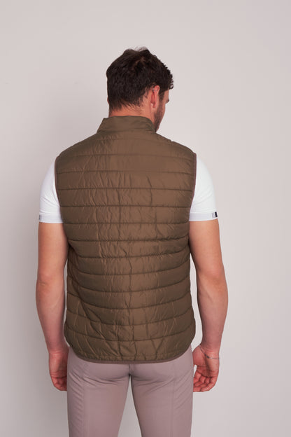 PUFFER VESTS RIDER GREEN NYLON