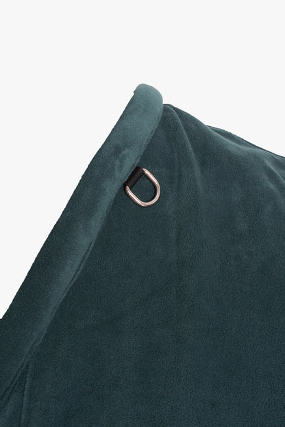 TORONTO FLEECE COOLER BLANKET GREEN/NAVY