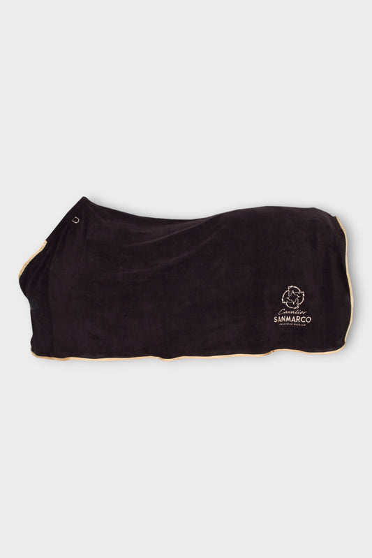 TORONTO FLEECE COOLER BLANKET BLACK/GOLD