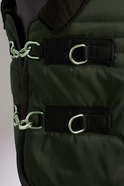 STABLE RUGS HORSE GREEN RAINPROOF SHELL