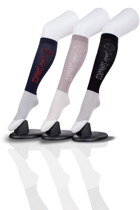 CAPRI SUMMER SOCKS 3X BUNDLE PACK NAVY, LIGHT GRAY, BLACK