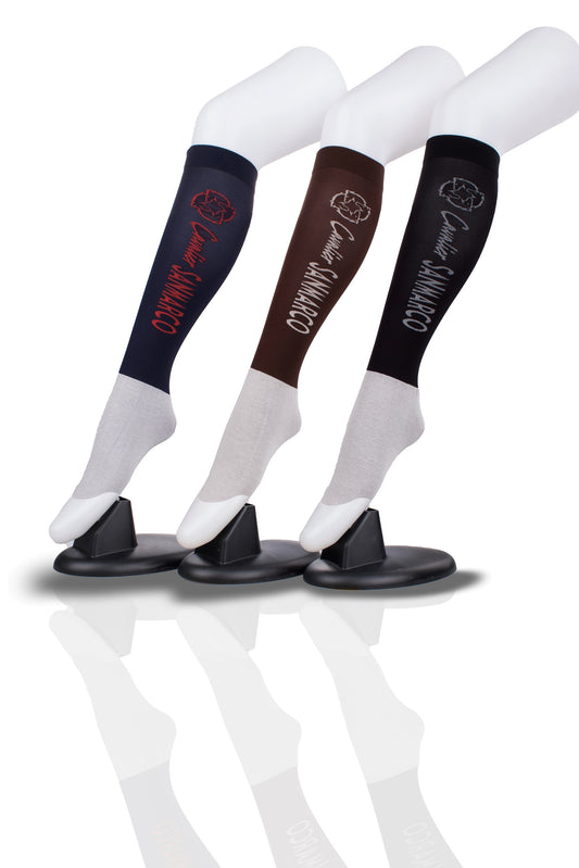 CAPRI SUMMER SOCKS 3X BUNDLE PACK NAVY, BROWN, BLACK