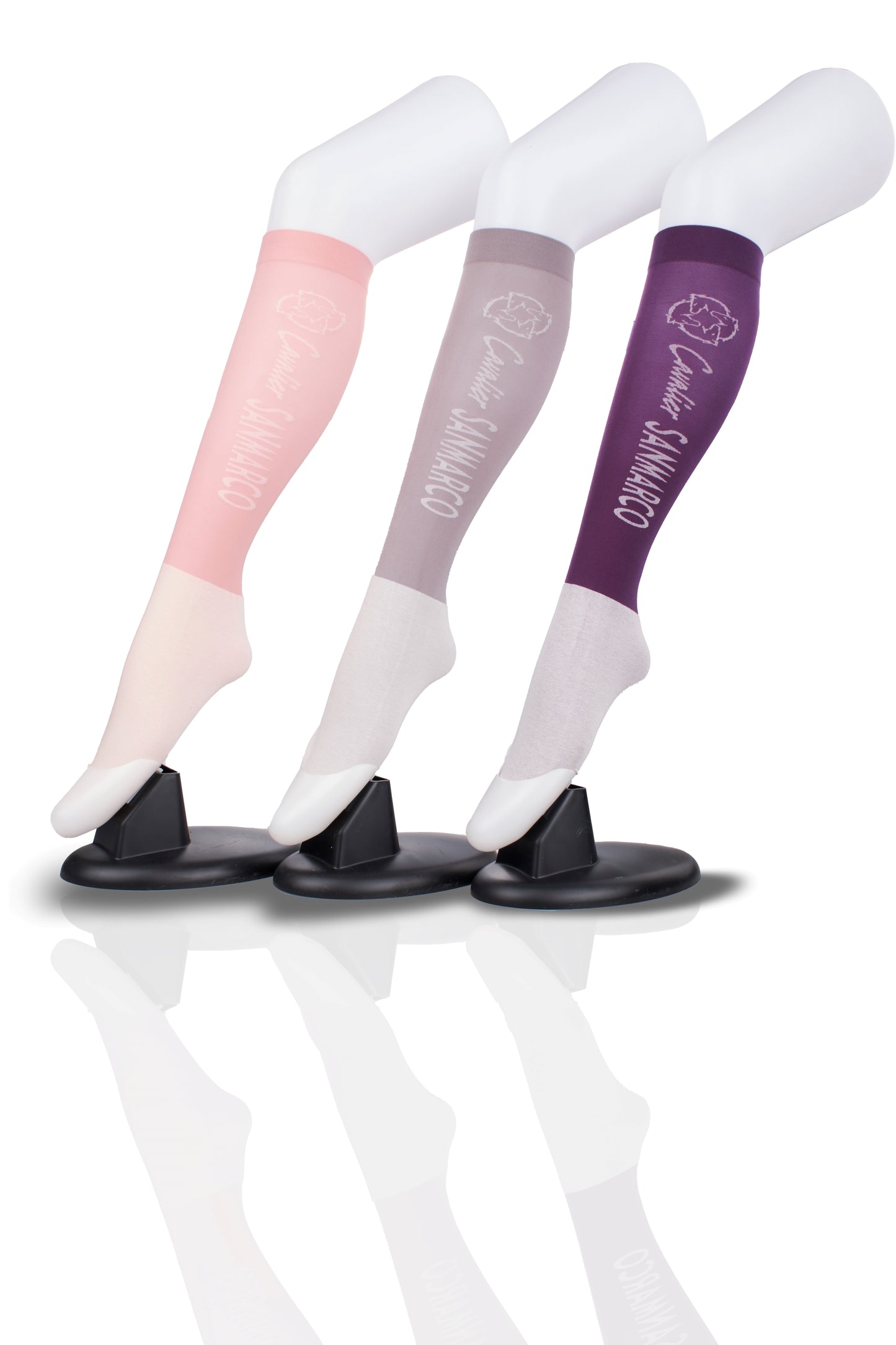 CAPRI SUMMER SOCKS 3X BUNDLE PACK PINK, LIGHT GRAY, PURPLE