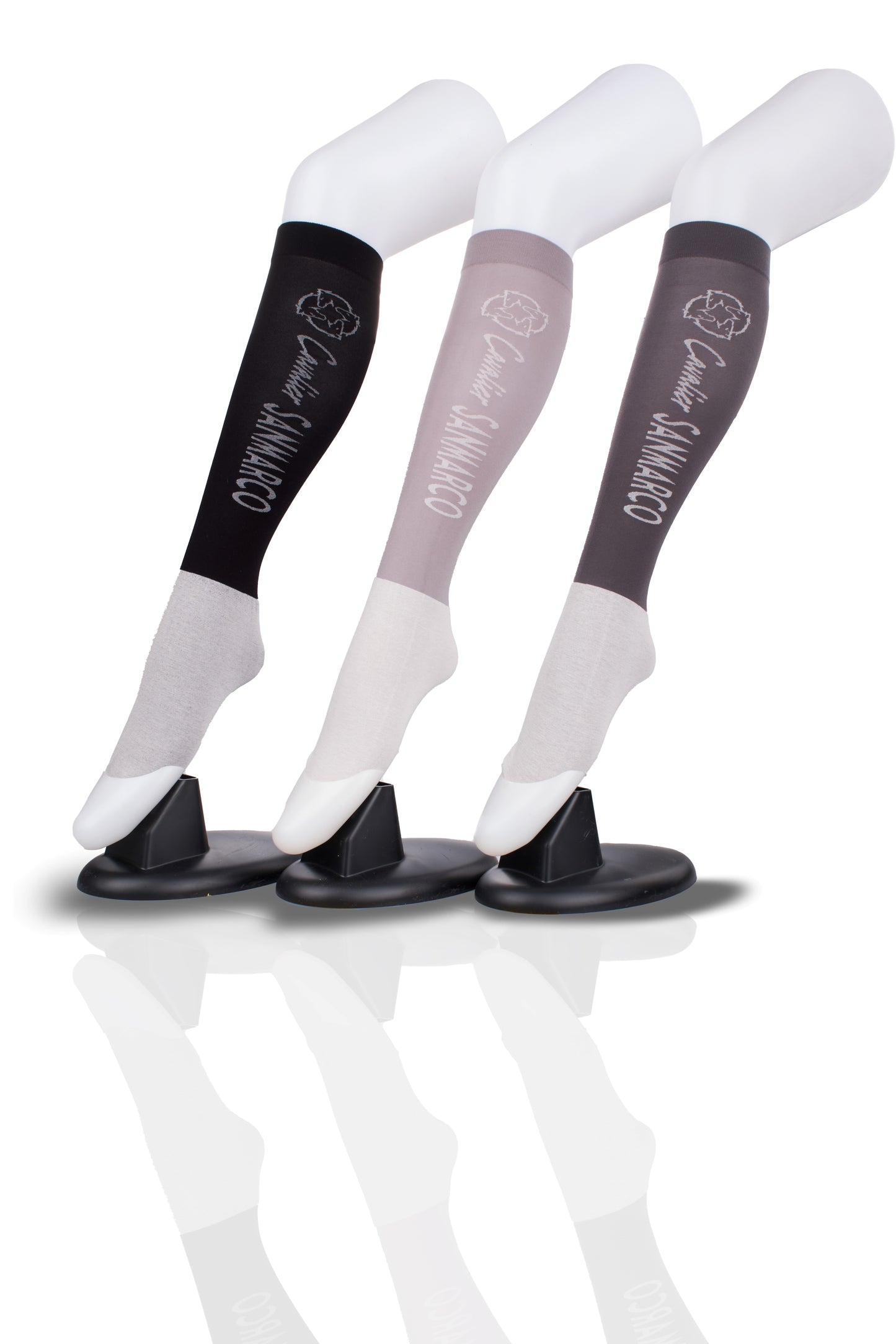 CAPRI SUMMER SOCKS 3X BUNDLE PACK BLACK, LIGHT GRAY, DARK GRAY